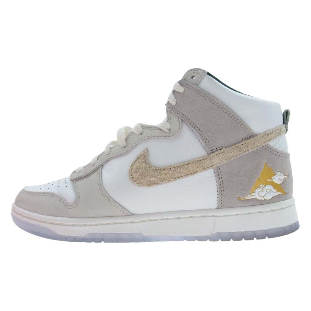 NIKE ナイキ FD0776-100 Dunk High PRM ダンク ハイ PRM ゴールド マウンテン ハイカット スニーカー ホワイト系 ベージュ系 27cm【中古】