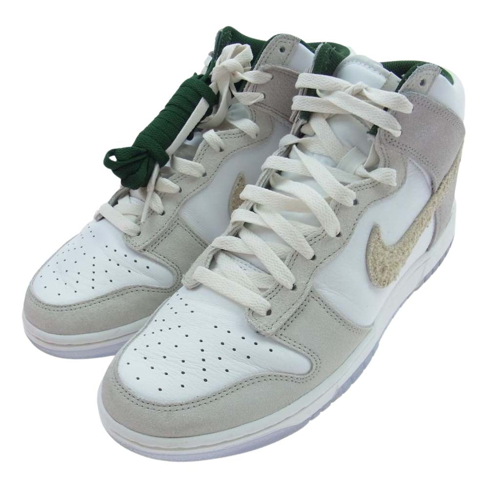 NIKE ナイキ FD0776-100 Dunk High PRM ダンク ハイ PRM ゴールド マウンテン ハイカット スニーカー ホワイト系 ベージュ系 27cm【中古】