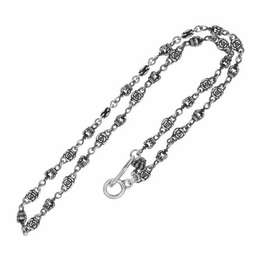 Justin Davis ジャスティンデイビス WICKED ROSE チェーン 40cm シルバー系【中古】