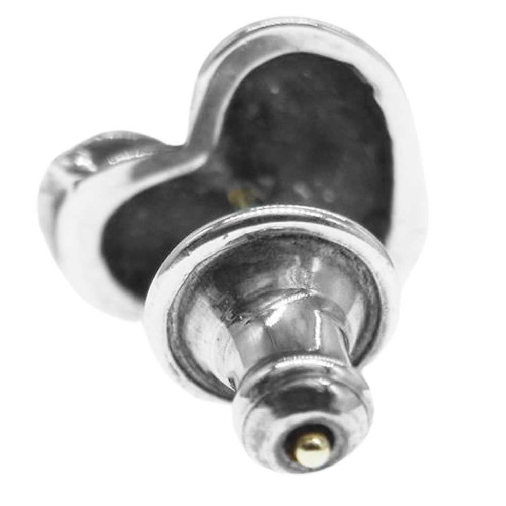 CHROME HEARTS クロムハーツ（原本無） STUD HEART ハート スタッド シルバー ピアス シルバー系【中古】