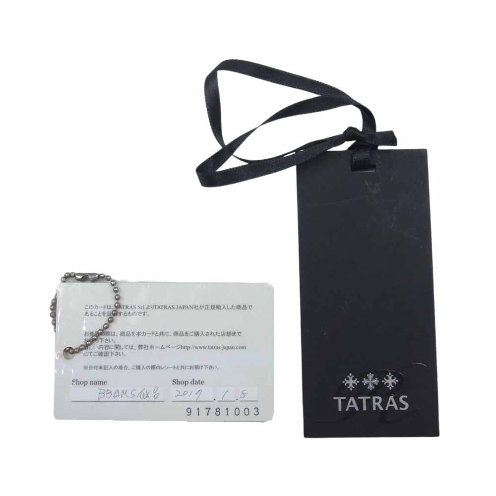 TATRAS タトラス MTA17A4349 PERUGIA ペルージャ ファー フーディ ダウン ジャケット ネイビー系 175/96A【美品】【中古】