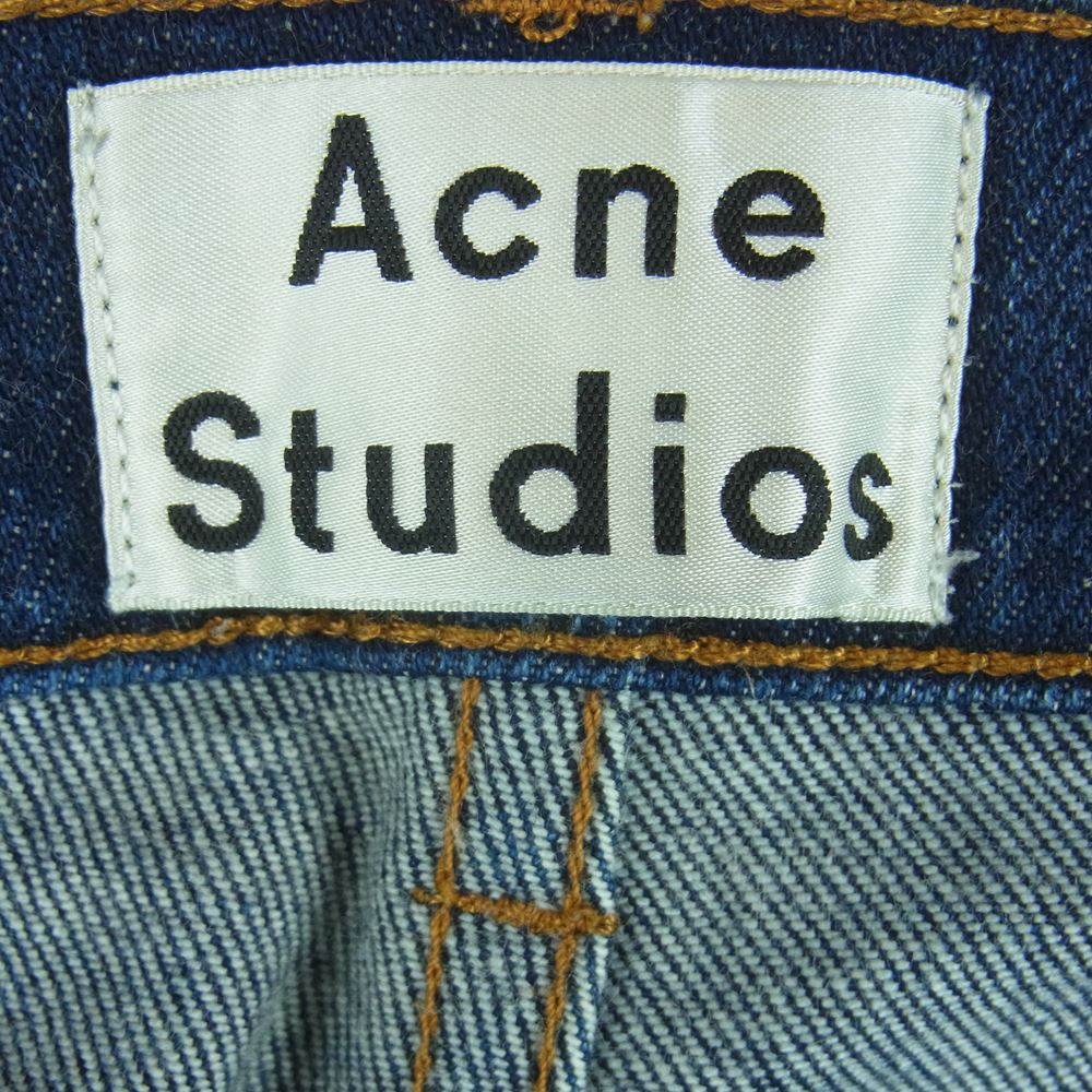 ACNE STUDIOS アクネストゥディオズ CA 39815 RN 131738 スキニー ストレッチ デニム パンツ イタリア製 インディゴブルー系【中古】