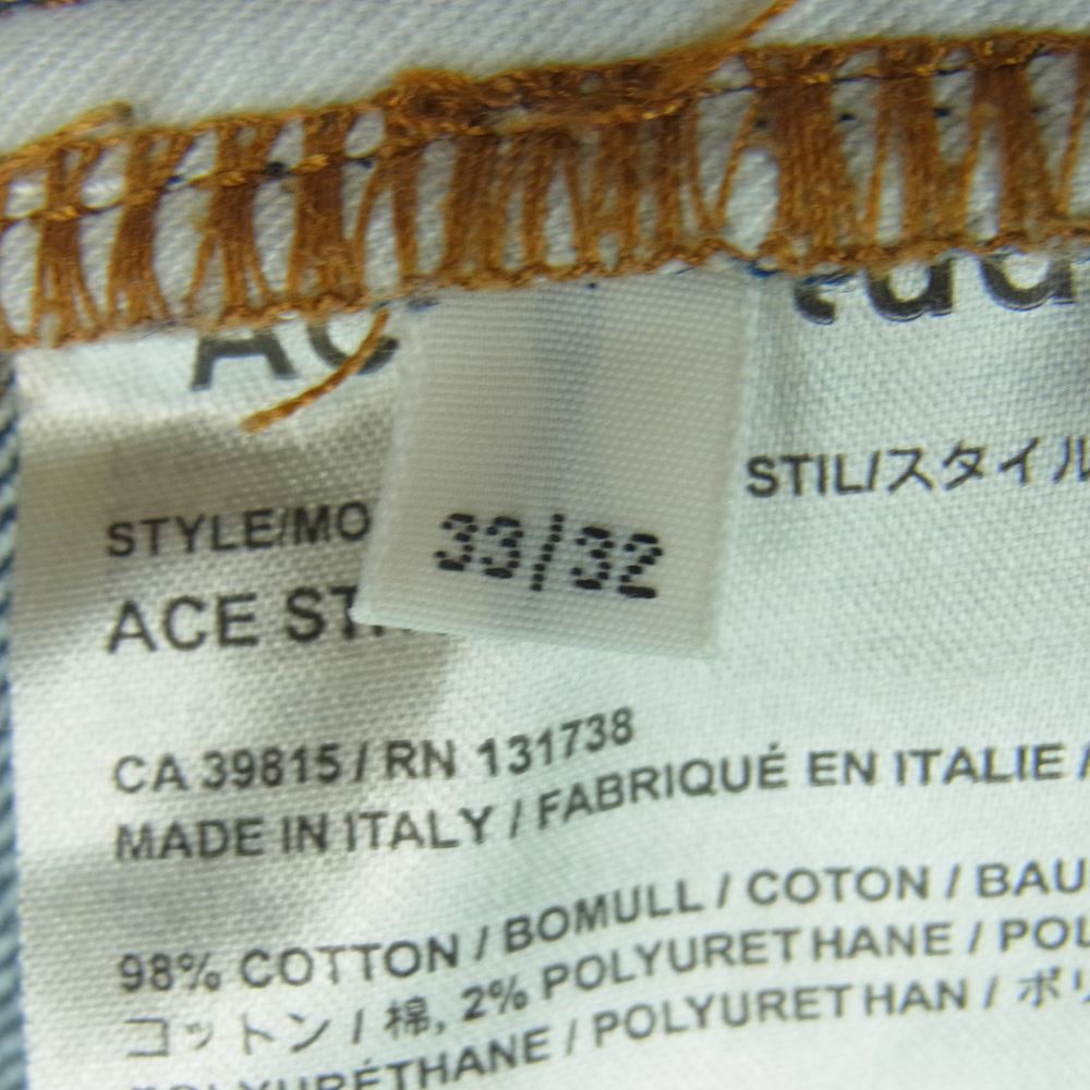 ACNE STUDIOS アクネストゥディオズ CA 39815 RN 131738 スキニー ストレッチ デニム パンツ イタリア製 インディゴブルー系【中古】