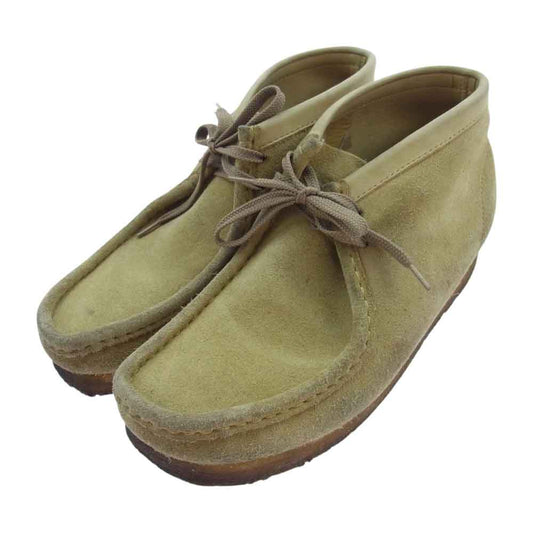 Clarks クラークス 35405 WALLABEE ワラビー ブーツ  ベージュ系 US：8 1/2【中古】