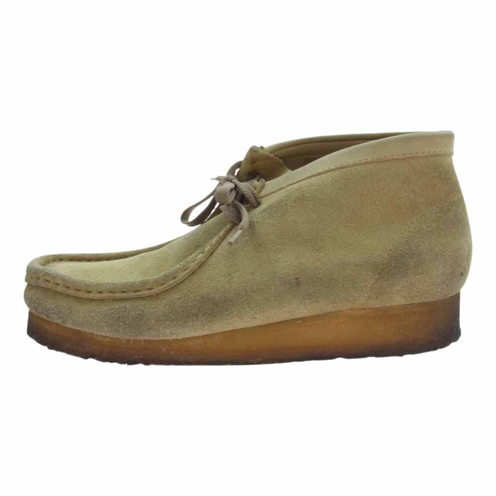 Clarks クラークス 35405 WALLABEE ワラビー ブーツ  ベージュ系 US：8 1/2【中古】