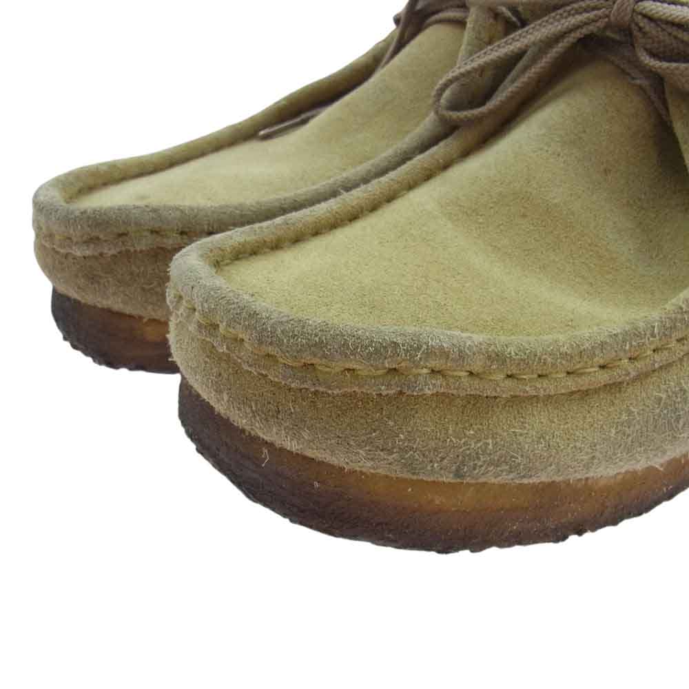 Clarks クラークス 35405 WALLABEE ワラビー ブーツ  ベージュ系 US：8 1/2【中古】