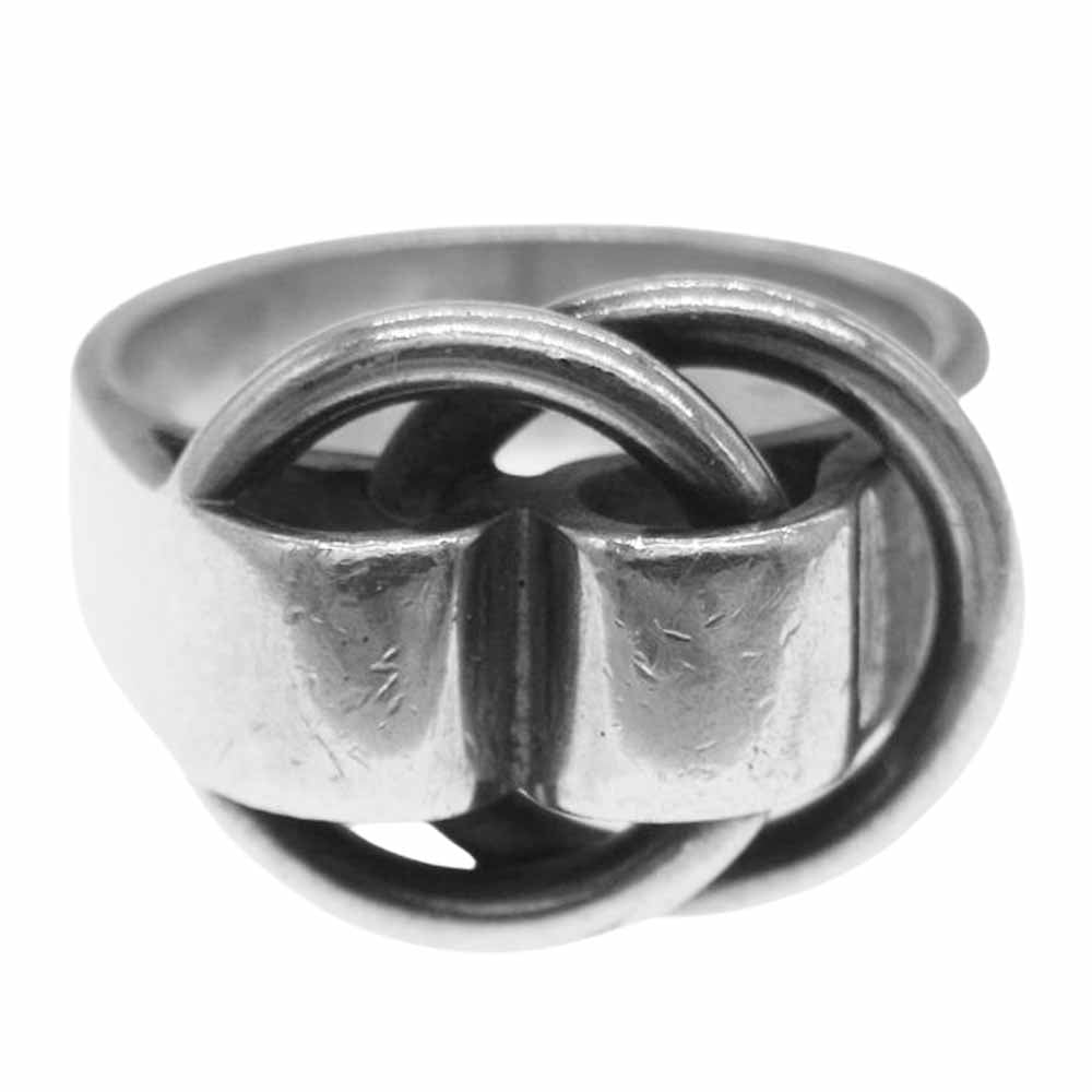 HERMES エルメス ドゥザノー リング シルバー  シルバー系 11～12号【中古】