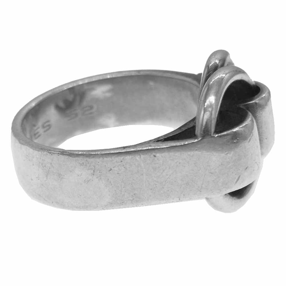 HERMES エルメス ドゥザノー リング シルバー  シルバー系 11～12号【中古】