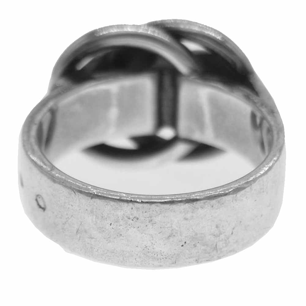 HERMES エルメス ドゥザノー リング シルバー  シルバー系 11～12号【中古】