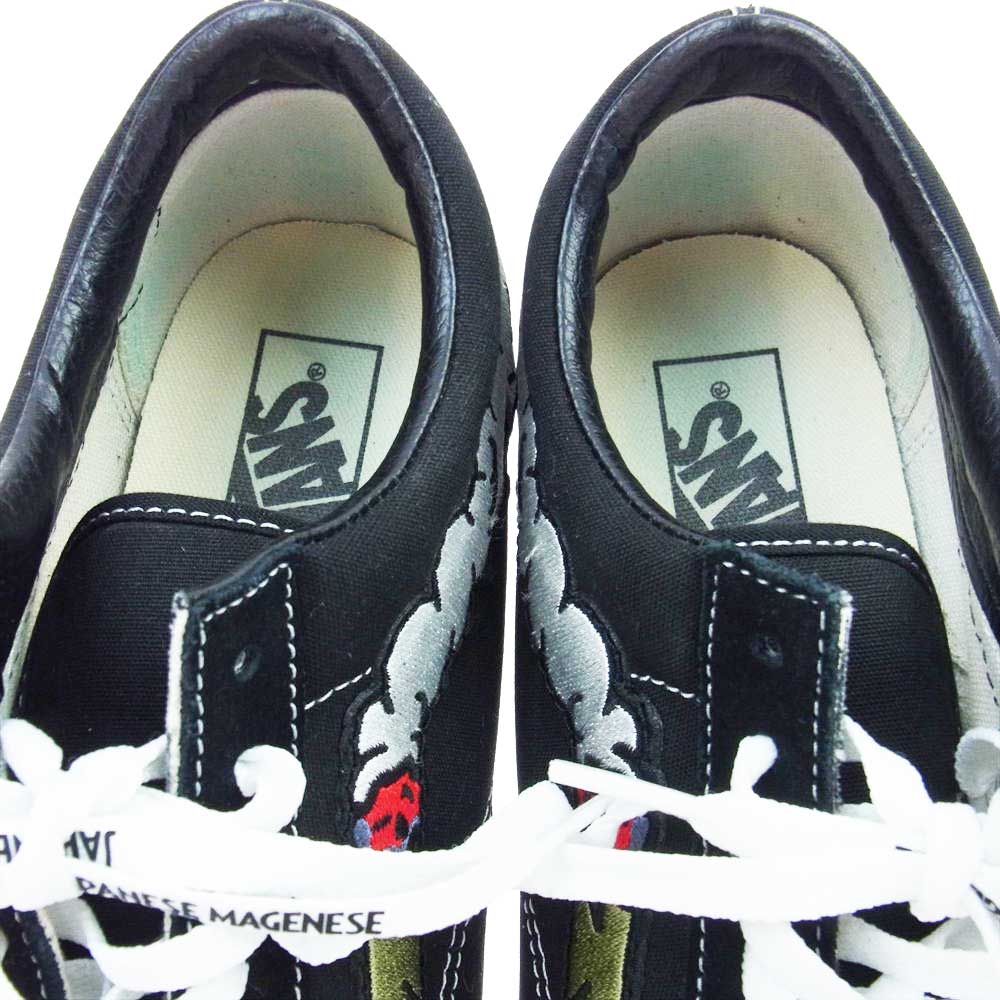 VANS バンズ VN000D3HY28 OLD SKOOL JPMG BLUNTS CUSTOM ジャパニーズ マゲニーズ オールドスクール ローカットスニーカー ブラック系 US10.5【美品】【中古】