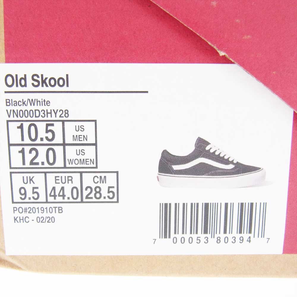 VANS バンズ VN000D3HY28 OLD SKOOL JPMG BLUNTS CUSTOM ジャパニーズ マゲニーズ オールドスクール ローカットスニーカー ブラック系 US10.5【美品】【中古】