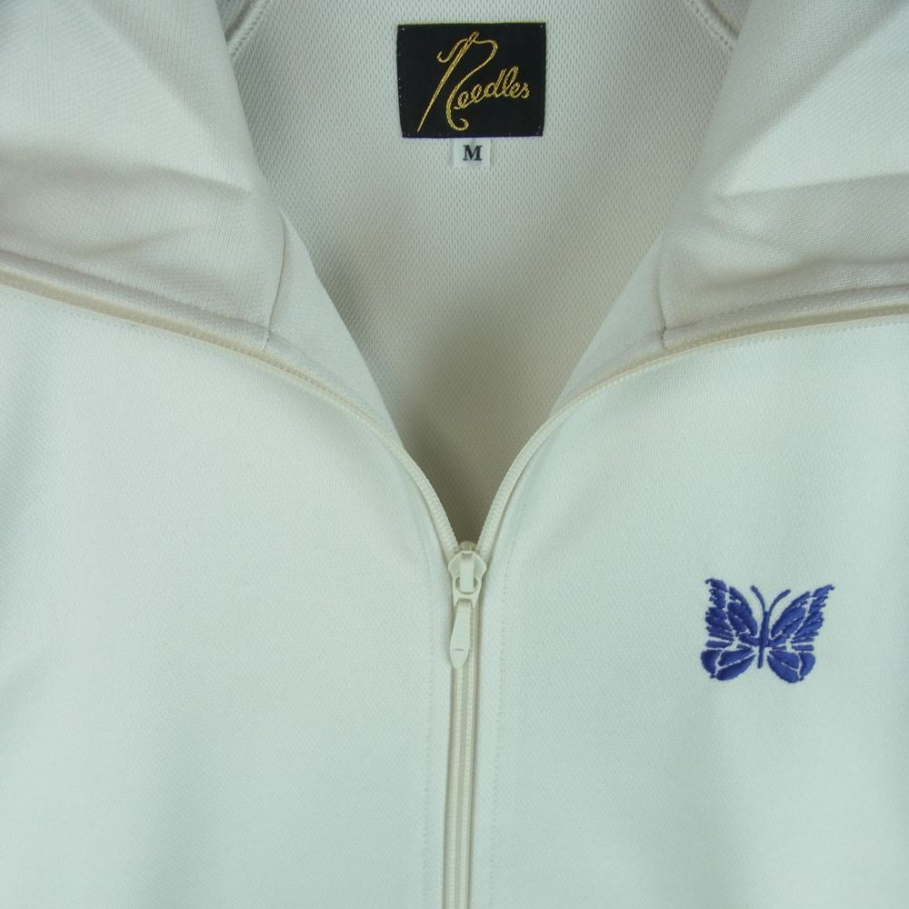 Needles ニードルス MR284 STUDIOUS 別注 Track Jacket トラック ジャケット ジャージ 日本製 ホワイト系 パープル系 M【中古】