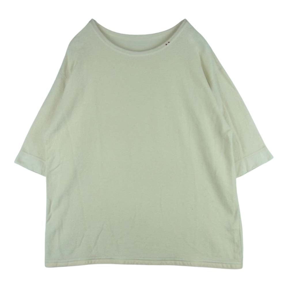 PORTER CLASSIC ポータークラシック 21SS SUMMER PILE T-SHIRT サマー パイル Tシャツ オフホワイト系 ライトベージュ系 3【中古】