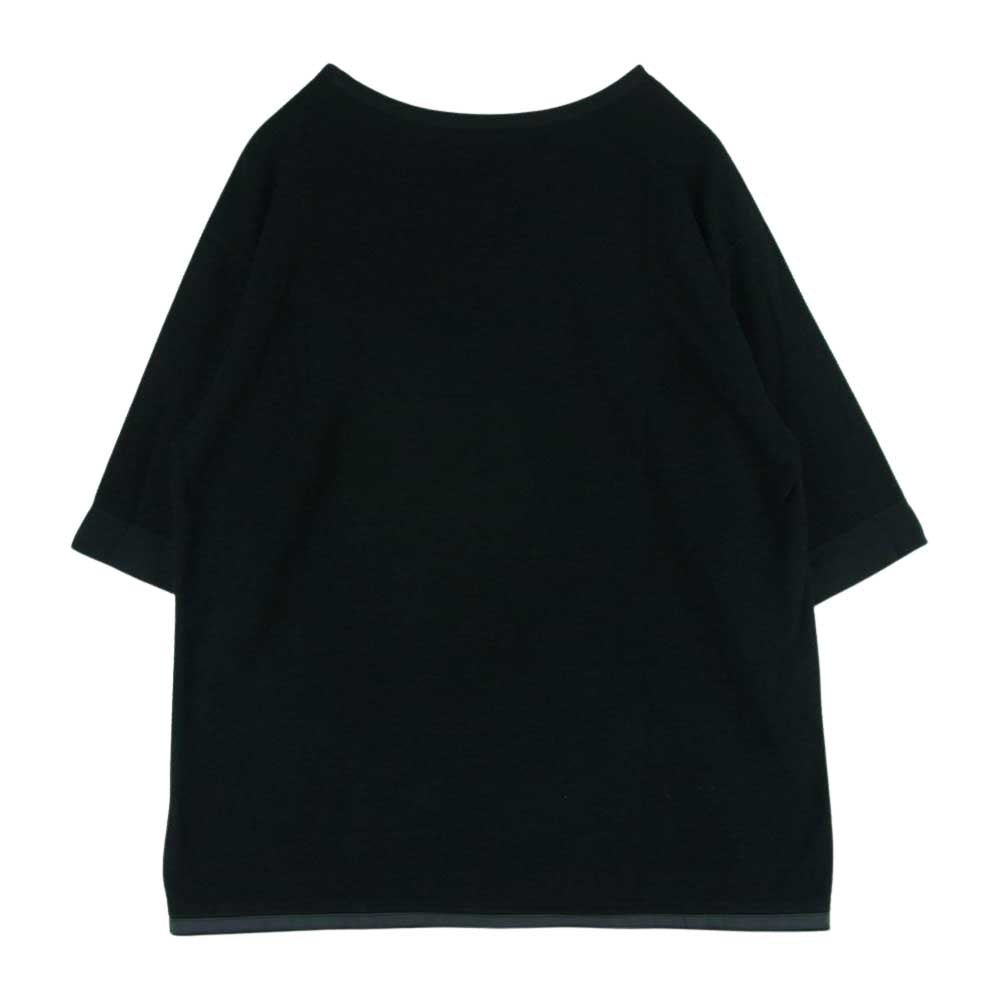 PORTER CLASSIC ポータークラシック 21SS SUMMER PILE T-SHIRT サマー パイル Tシャツ ブラック系 3【中古】
