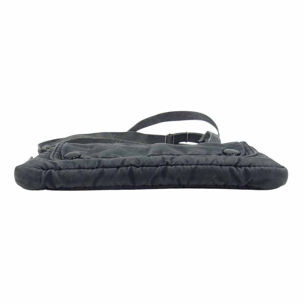 PORTER CLASSIC ポータークラシック SUPER NYLON WALLET POUCH 加工 スーパー ナイロン ショルダー ウォレット ポーチ バッグ  ブラック系【中古】
