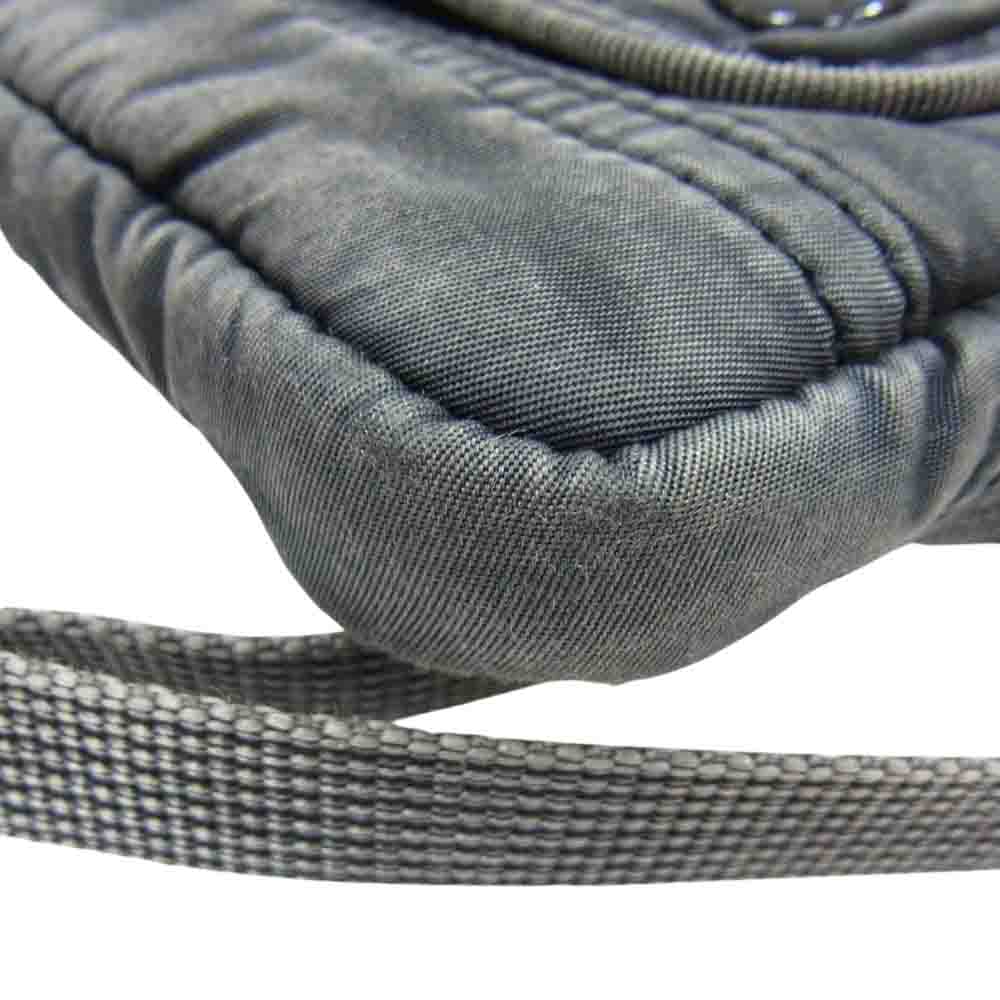 PORTER CLASSIC ポータークラシック SUPER NYLON WALLET POUCH 加工 スーパー ナイロン ショルダー ウォレット ポーチ バッグ  ブラック系【中古】