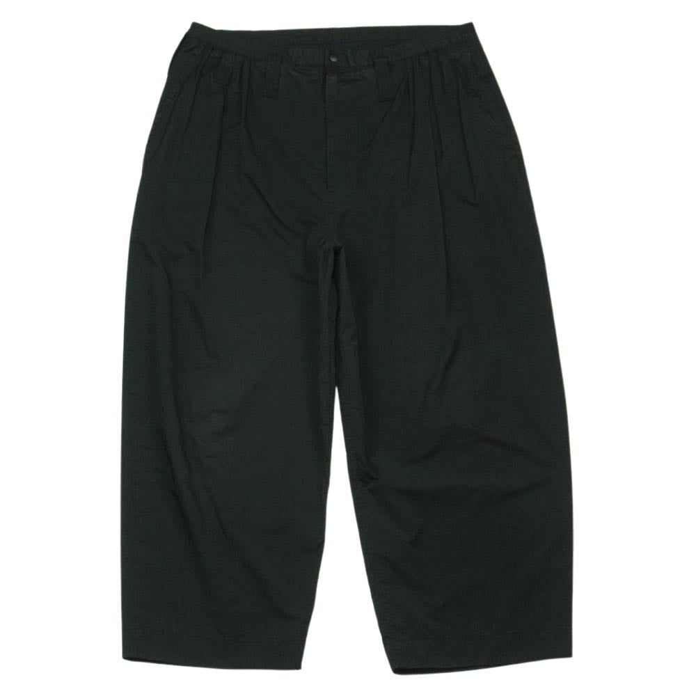 PORTER CLASSIC ポータークラシック 21AW WEATHER JAZZ PANTS ウェザー ジャズ タック パンツ 日本製 ブラック系 L【中古】