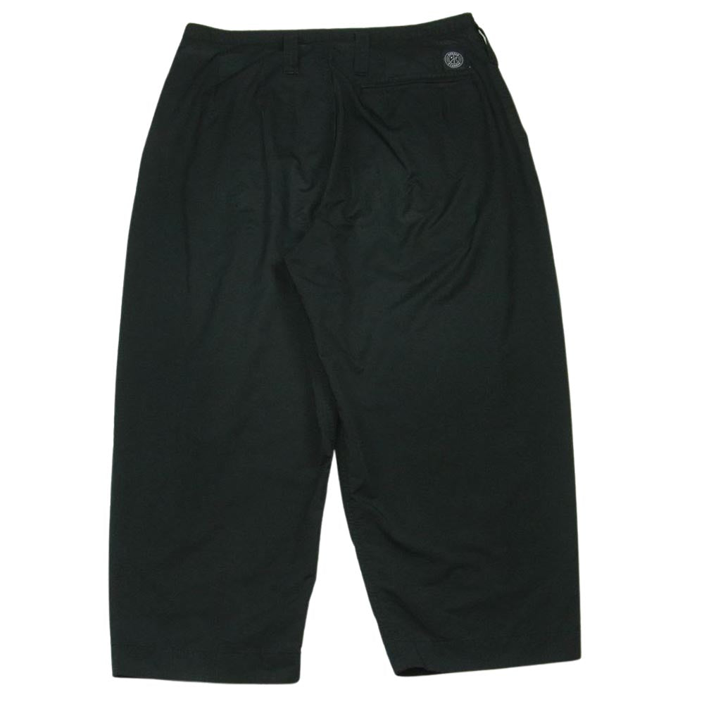 PORTER CLASSIC ポータークラシック 21AW WEATHER JAZZ PANTS ウェザー ジャズ タック パンツ 日本製 ブラック系 L【中古】