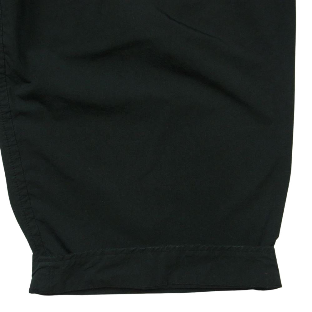 PORTER CLASSIC ポータークラシック 21AW WEATHER JAZZ PANTS ウェザー ジャズ タック パンツ 日本製 ブラック系 L【中古】