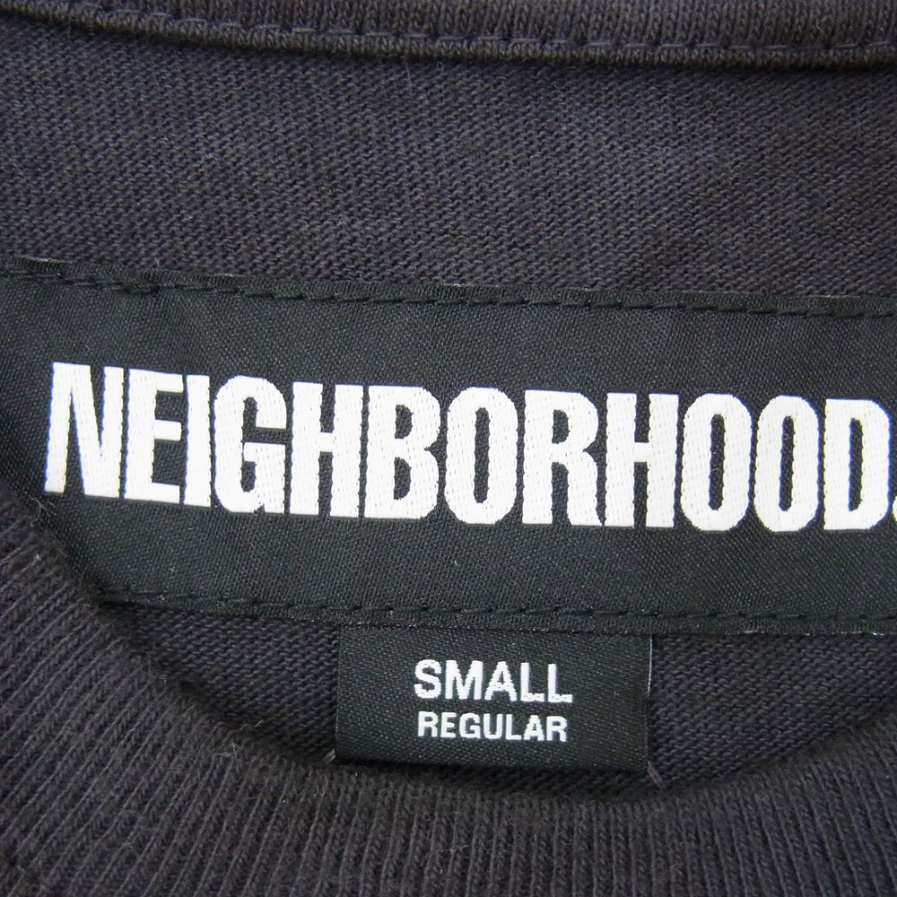 NEIGHBORHOOD ネイバーフッド 22AW 222OKNH-CSM02 SULFUR DYE CREW 長袖 Tシャツ ブラック系 S【中古】