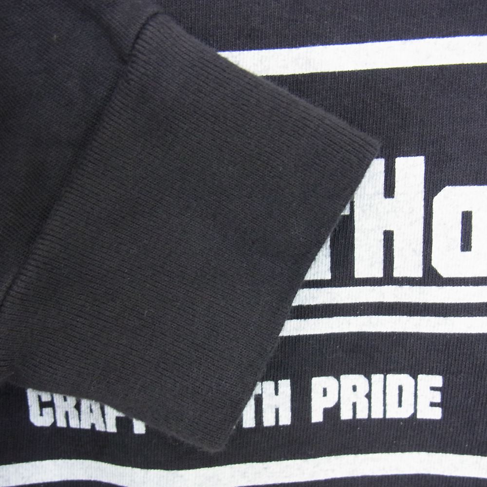 NEIGHBORHOOD ネイバーフッド 22AW 222OKNH-CSM02 SULFUR DYE CREW 長袖 Tシャツ ブラック系 S【中古】