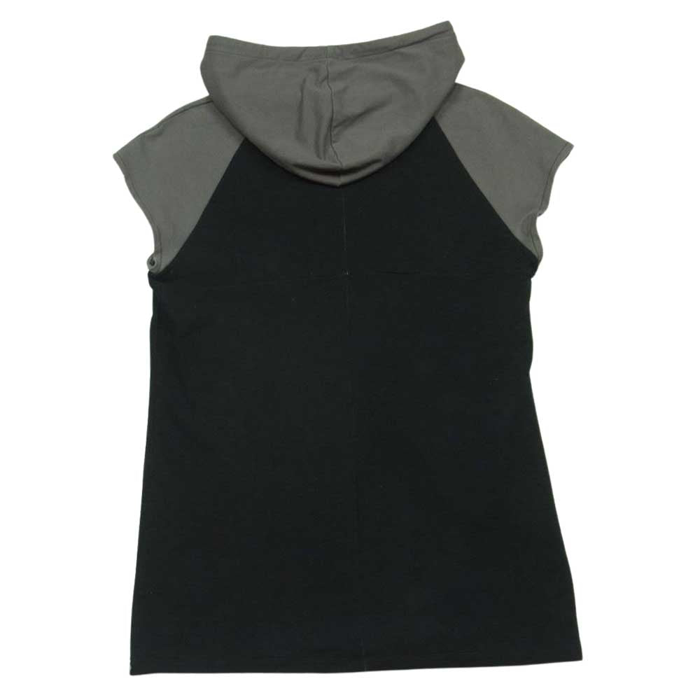 INCARNATION インカネーション 半袖 フーディー s/s パーカー コットン イタリア製 ブラック系 グレー系 M【中古】