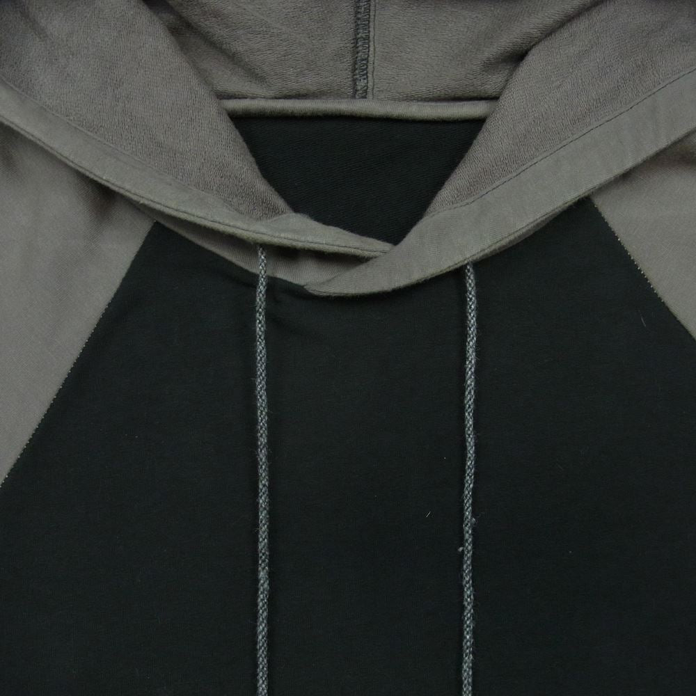 INCARNATION インカネーション 半袖 フーディー s/s パーカー コットン イタリア製 ブラック系 グレー系 M【中古】