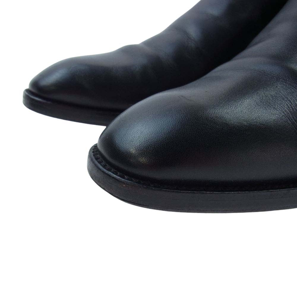 SAINT LAURENT サンローラン 458793 ベルト ジョッパー ブーツ レザー ブラック系 42【中古】