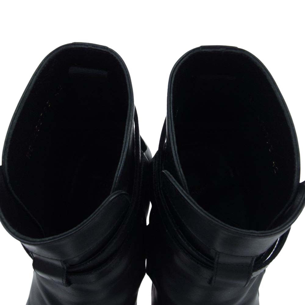 SAINT LAURENT サンローラン 458793 ベルト ジョッパー ブーツ レザー ブラック系 42【中古】