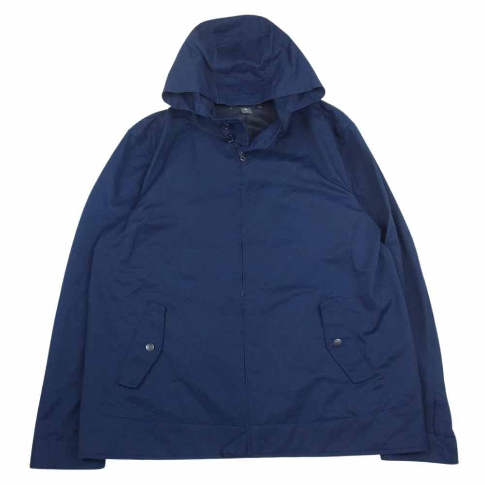 Eddie Bauer エディー・バウアー コットン ナイロン パーカー ブルゾン ネイビー系 L【中古】