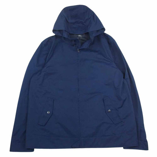 Eddie Bauer エディー・バウアー コットン ナイロン パーカー ブルゾン ネイビー系 L【中古】