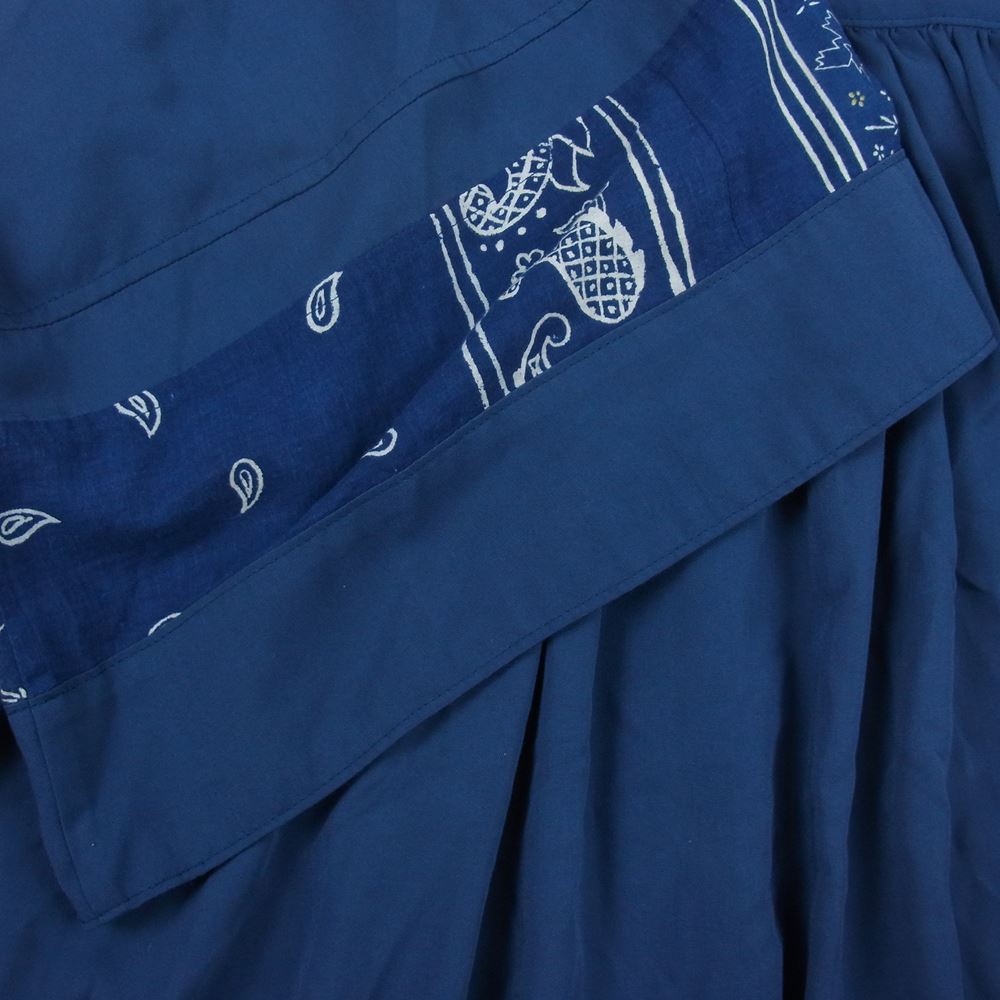 VISVIM ビズビム 0321205017004 21AW WMV HIPPIE DRESS ヒッピー ドレス ワンピース ネイビー系 00【中古】