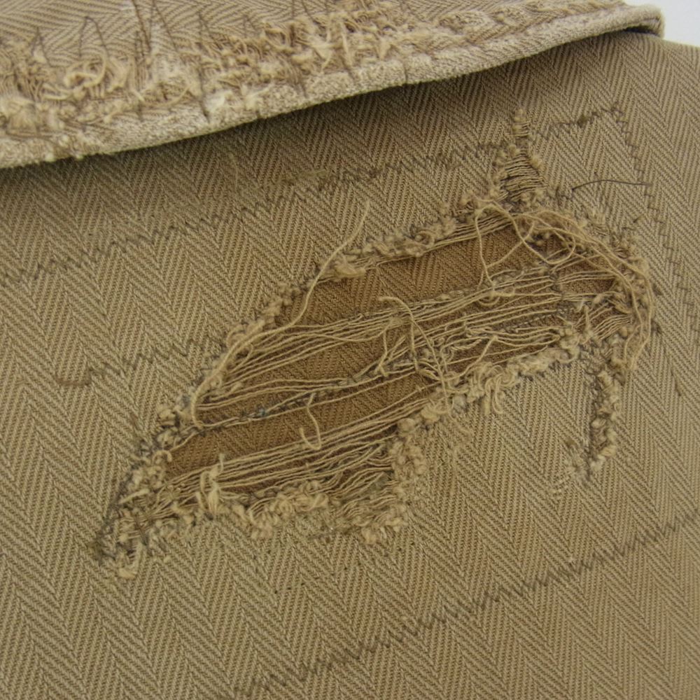 VISVIM ビズビム 18SS 0118105013026 BENNY JKT CRASH HERRINGBONE ベニー ジャケット クラッシュ ヘリンボーン カーキ系 1【中古】