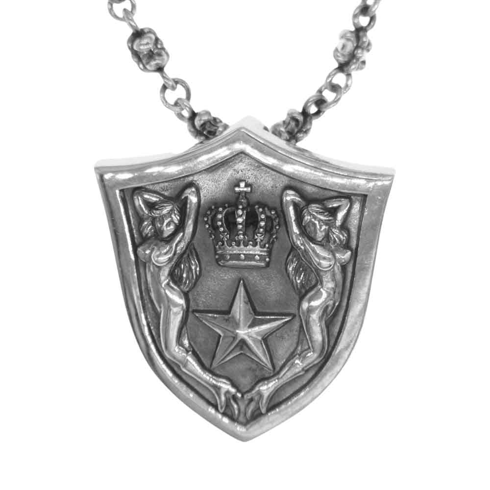 Justin Davis ジャスティンデイビス KIYOHARU 清春 シールド ペンダント TINY FDLチェーン シルバー系【中古】