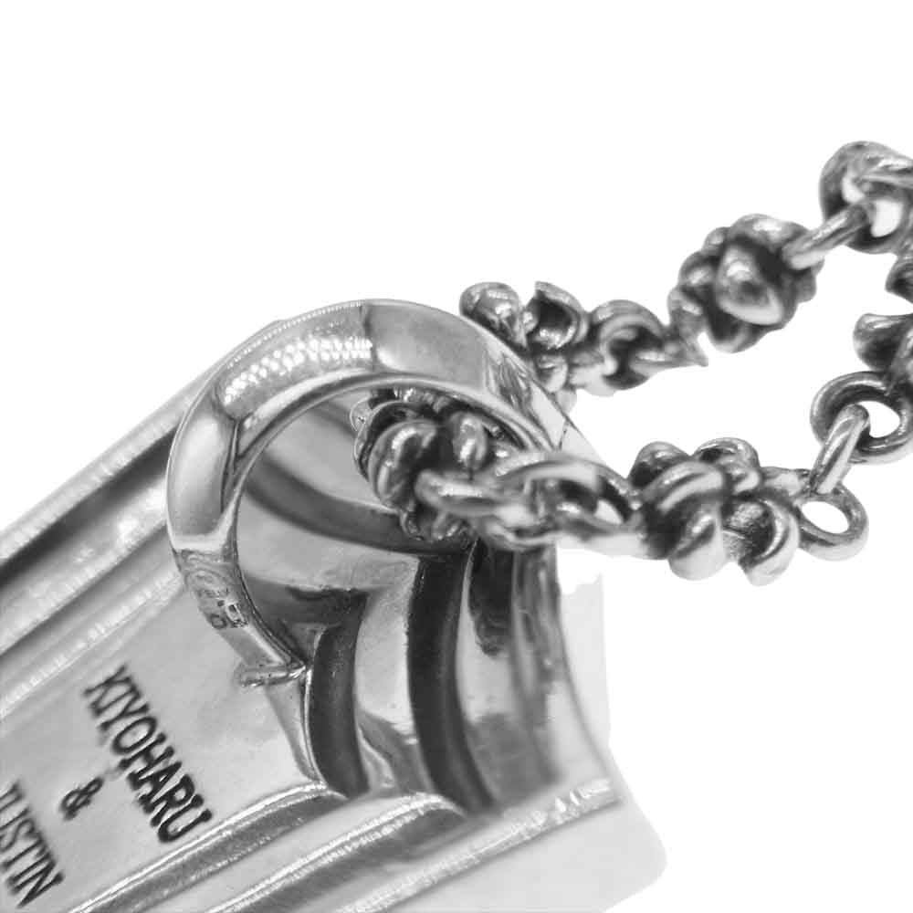 Justin Davis ジャスティンデイビス KIYOHARU 清春 シールド ペンダント TINY FDLチェーン シルバー系【中古】