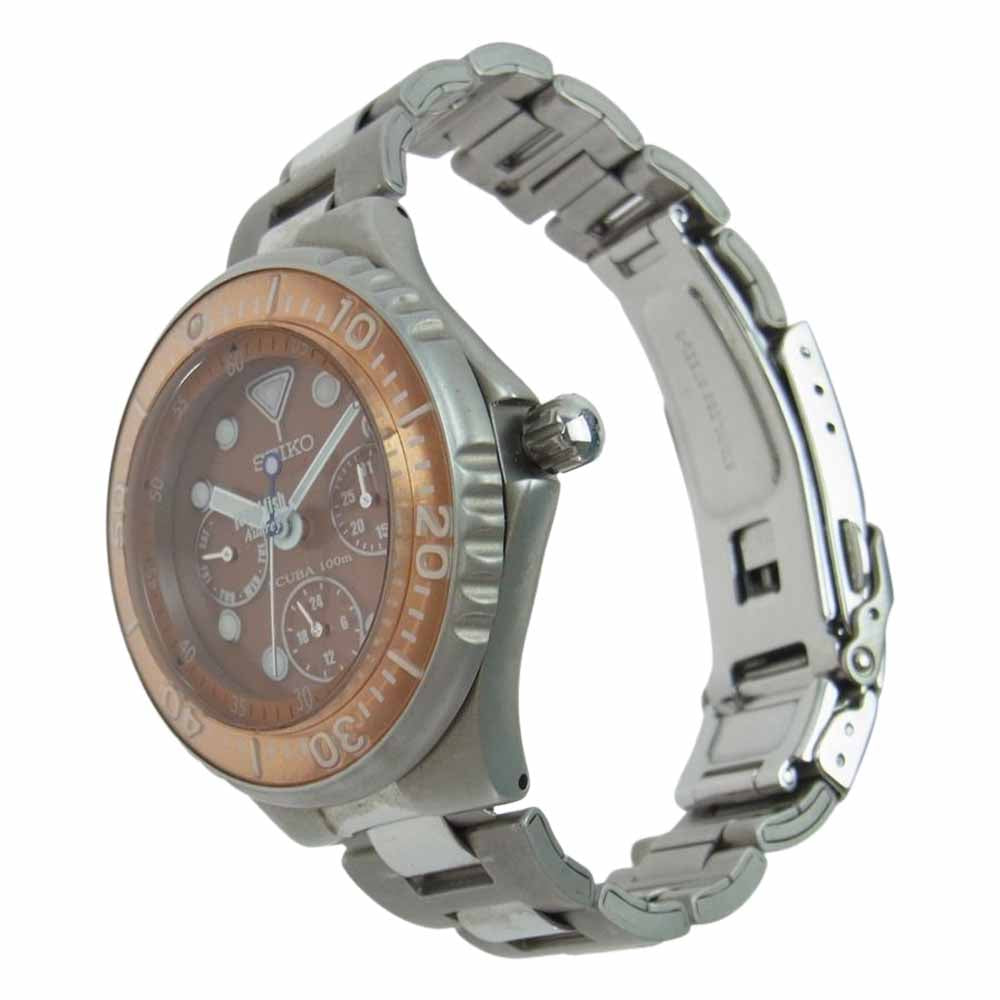 SEIKO セイコー V14J-0B20 jewel fish Audrey クロノグラフ ダイバー