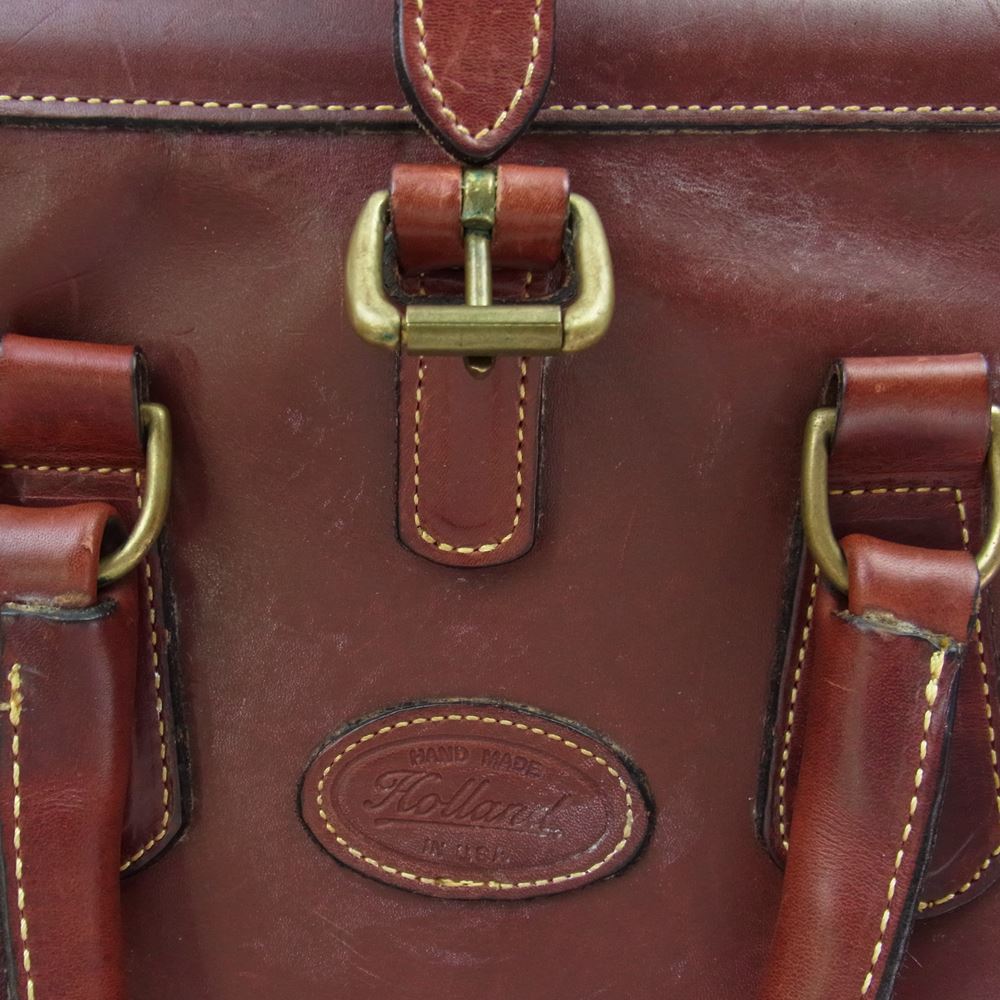 ホーランドスポーツ オールレザー ショルダー ドクター バッグ