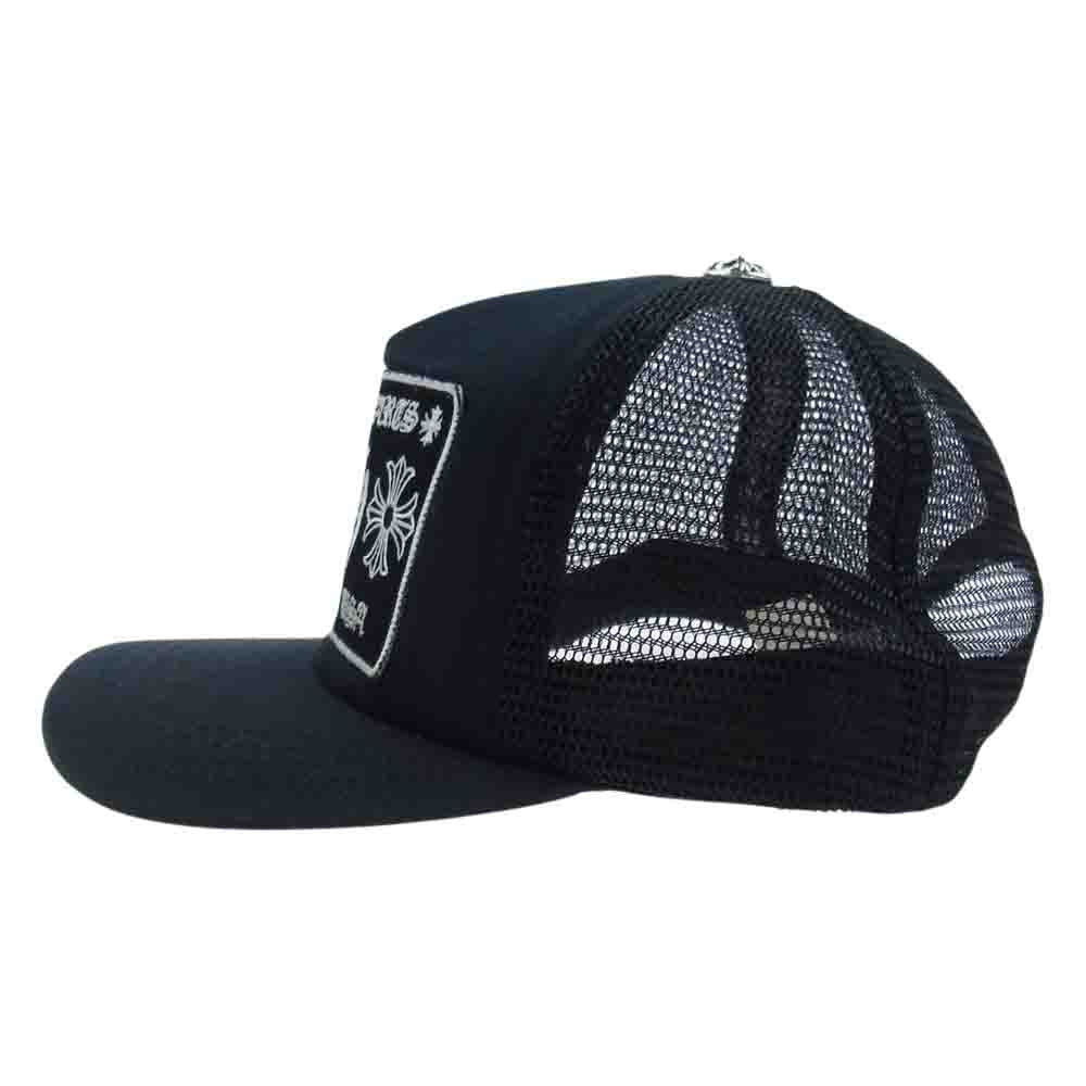 CHROME HEARTS クロムハーツ（原本無） TRUCKER CAP CHパッチ トラッカーキャップ メッシュ ブラック ブラック系【中古】