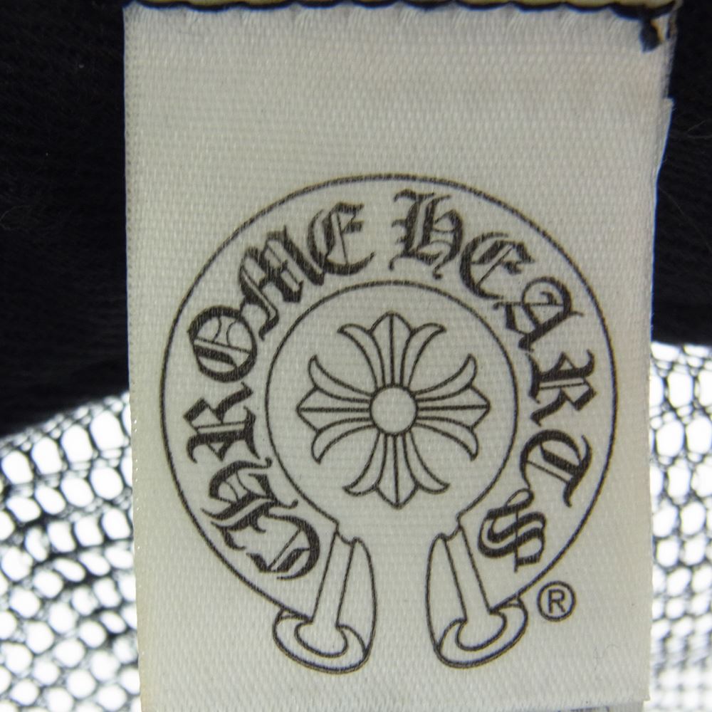 CHROME HEARTS クロムハーツ（原本無） TRUCKER CAP CHパッチ トラッカーキャップ メッシュ ブラック ブラック系【中古】
