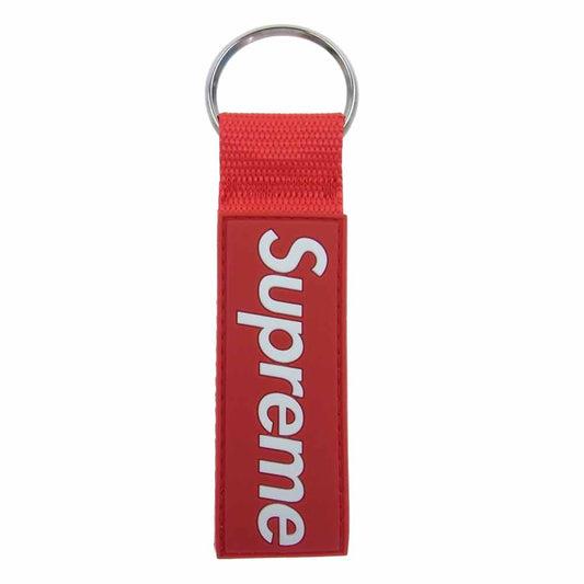 Supreme シュプリーム Webbing Keychain ウェビング キーチェーン キーホルダー レッド系【新古品】【未使用】【中古】
