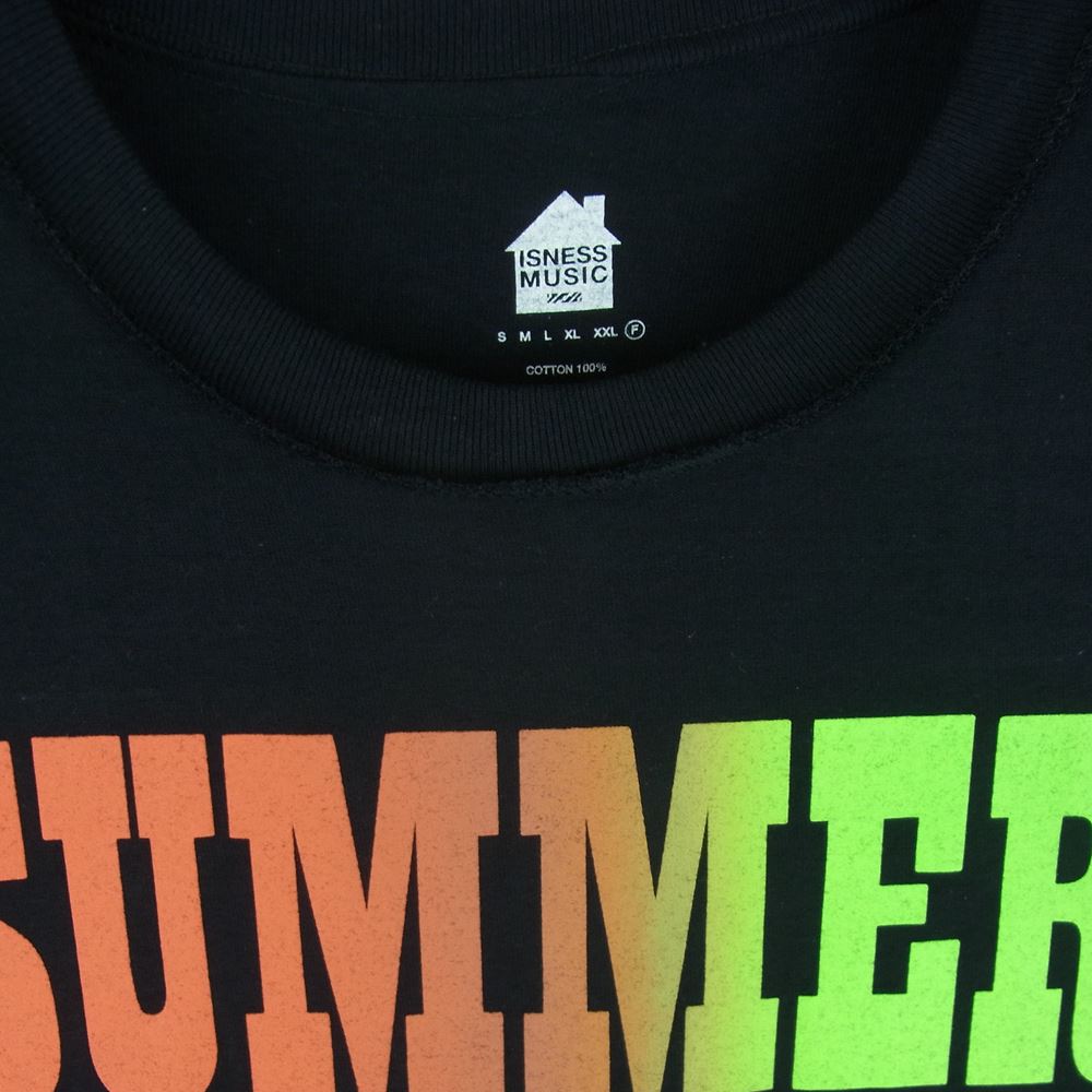 is-ness イズネス 23SS SOL-T01 SOL 半袖 Tシャツ コットン 中国製 ブラック系 F【新古品】【未使用】【中古】