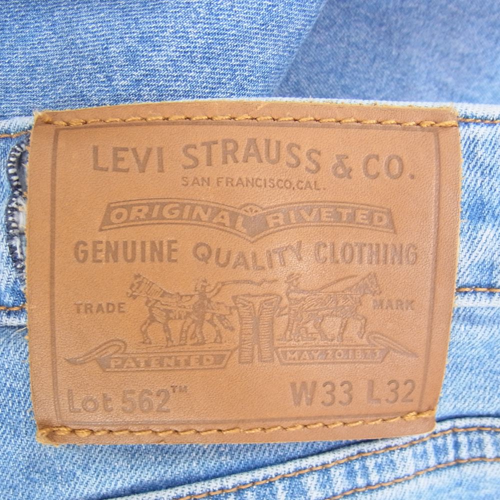 Levi's リーバイス プレミアム 562 W33 L32 デニムパンツ インディゴブルー系 33【中古】