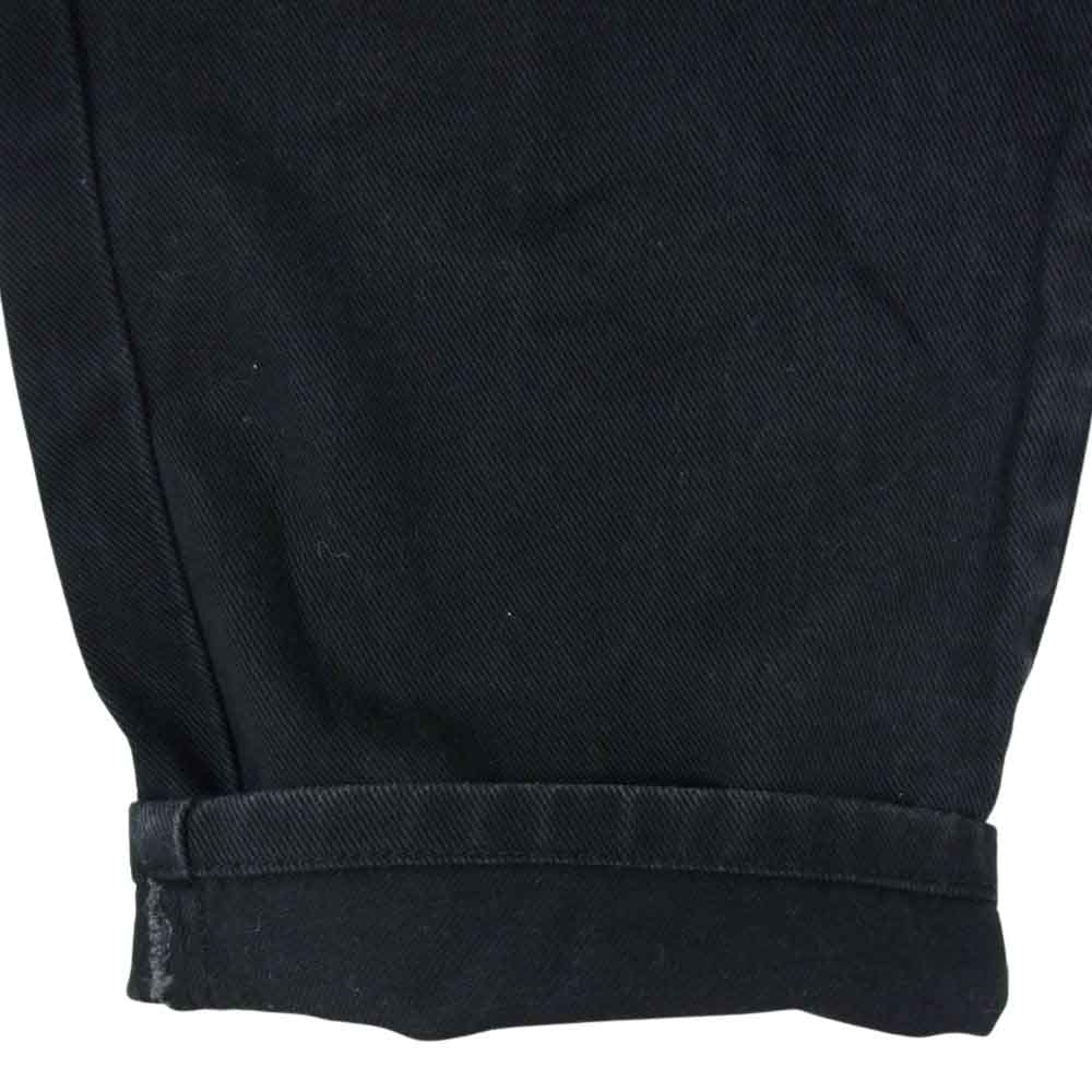 Lee リー 201 ブラックデニム ストレート パンツ ブラック系 31【中古】