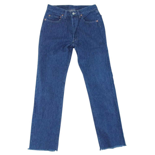 Levi's リーバイス 501-0118 USA製 80s 501 ストライプ デニム パンツ インディゴブルー系 29【中古】
