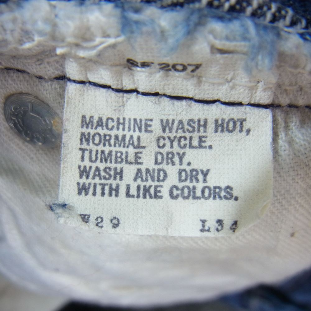 Levi's リーバイス 501-0118 USA製 80s 501 ストライプ デニム パンツ インディゴブルー系 29【中古】