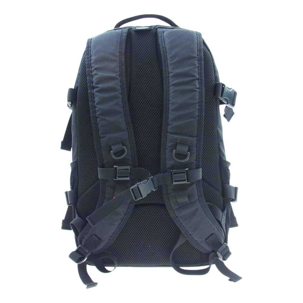 Supreme シュプリーム 18AW Backpack ロゴ プリント ナイロン バックパック リュック ブラック系【中古】