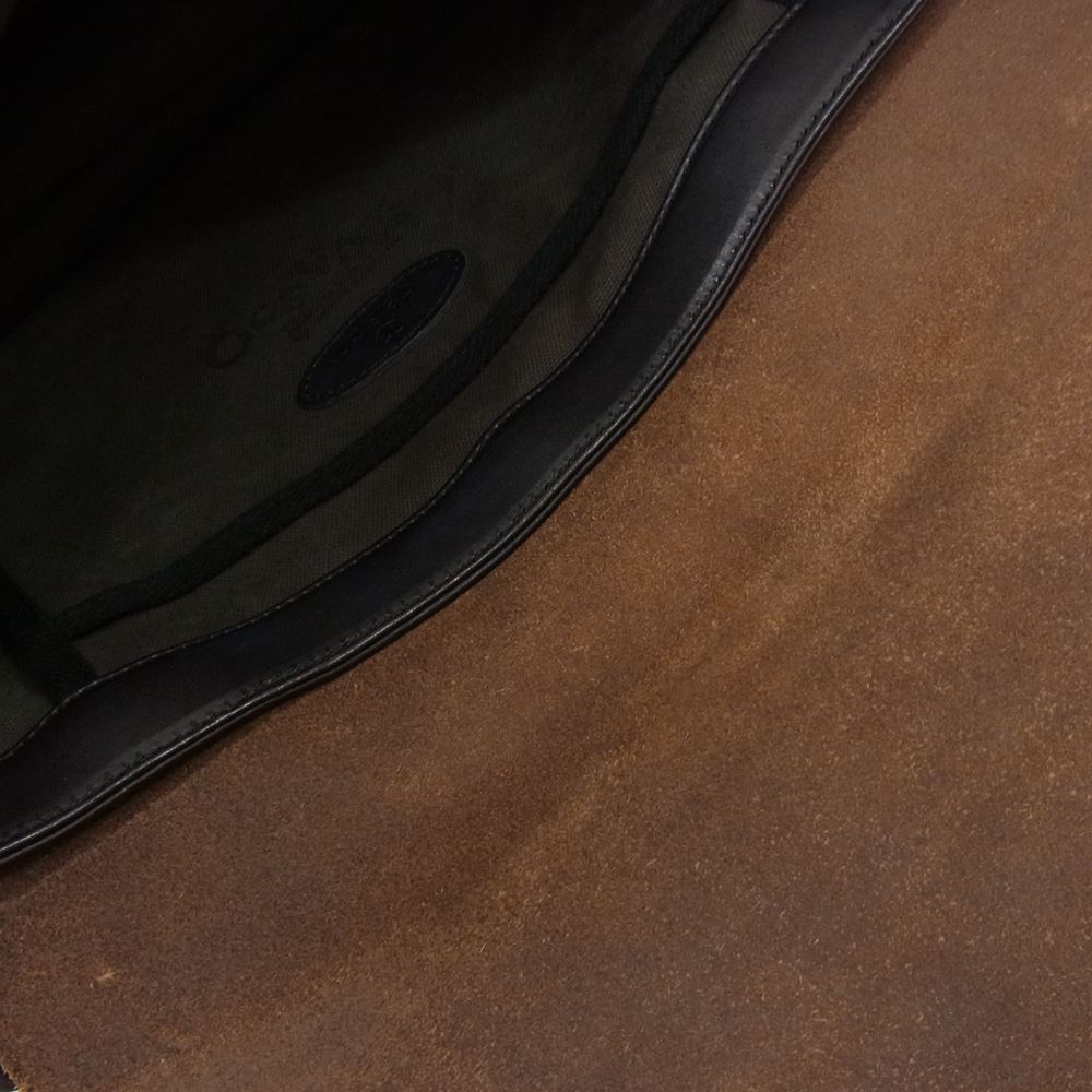 ヴァスコ LEATHER POSTMAN SHOULDER BAG レザー ポストマン ショルダー バッグ ブラウン系【中古】
