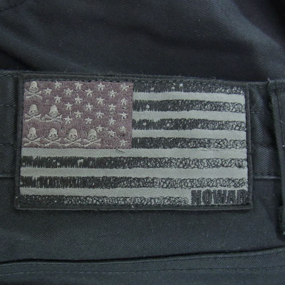 ROEN ロエン 72033014 サイドライン パラシュート カーゴ パンツ ブラック系 32【中古】