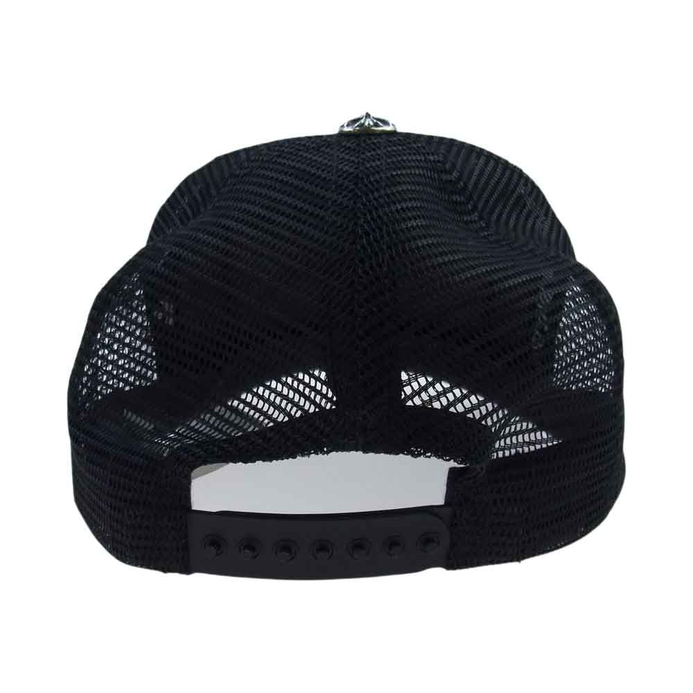 CHROME HEARTS クロムハーツ（原本無） TRUCKER CAP トラッカーキャップ CH クロスボール付 ブラック系【中古】