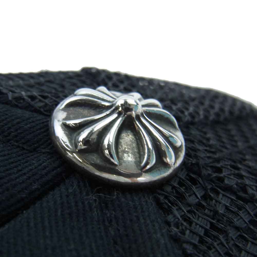 CHROME HEARTS クロムハーツ（原本無） TRUCKER CAP トラッカーキャップ CH クロスボール付 ブラック系【中古】